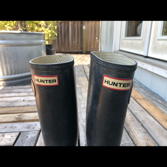 Hunter tall matte black original boots - Picture 4 of 8